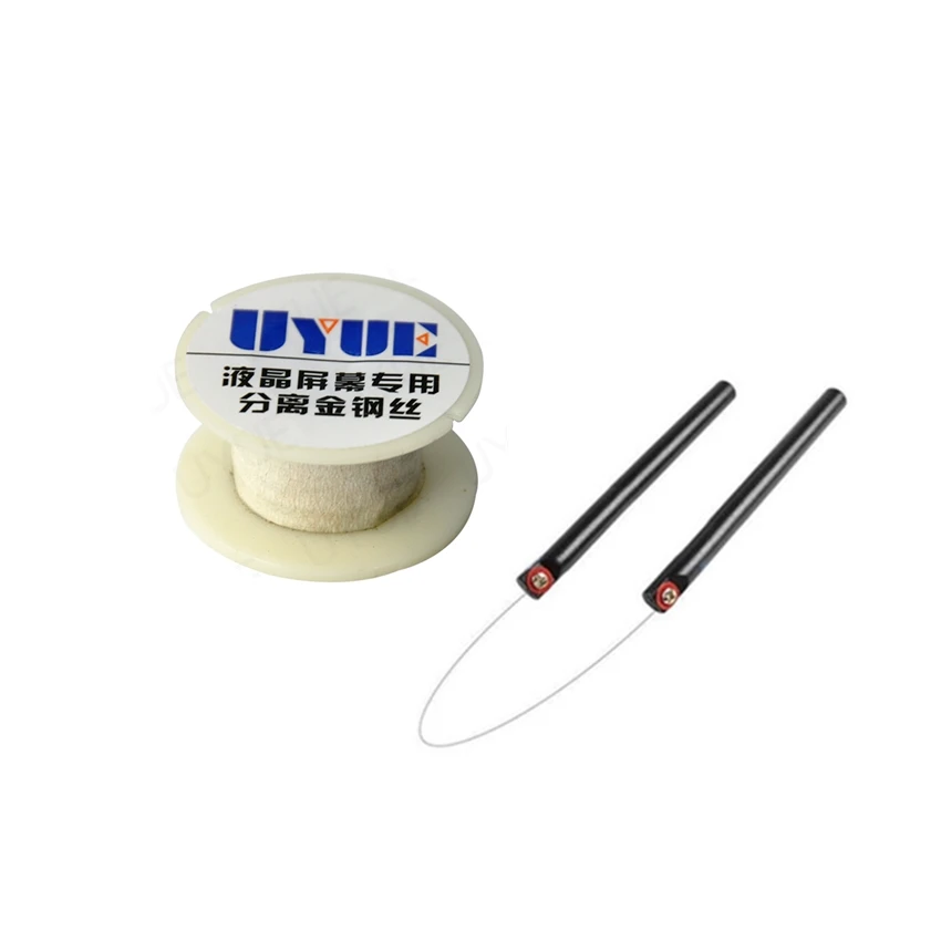 

Free Shipping 100m Molybdenum Cutting Wire with Handle for UYUE 948Q Vacuum LCD Separator Machine