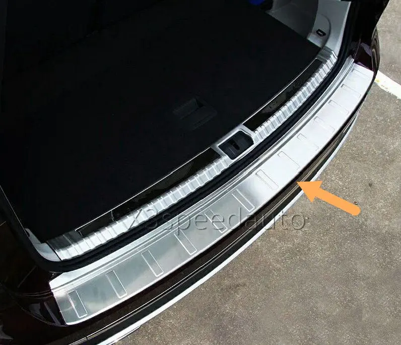 Teramont 1719 Outer Rear Bumper Protector Sill Trunk Tread Plate For