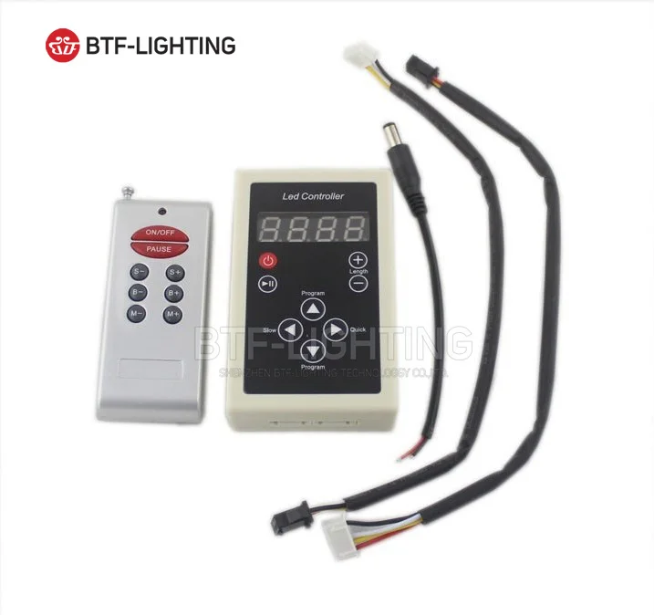 

Wholesale LPD6803 6803 RF Controller 133 Change for Dream Magic Color Chasing 5050 RGB LED Pixel Strip