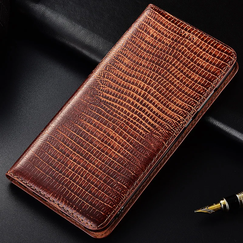 Чехол для телефона Lenovo Vibe Z Z2 Pro K910 K920 Mini Lizard Grain раскладной Магнитный чехол с
