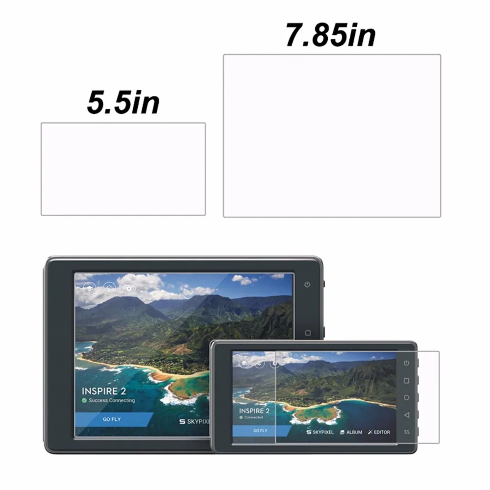 5.5” 7.85” Screen Protector Hard Film For DJI CrystalSky Monitor Explosion-proof 