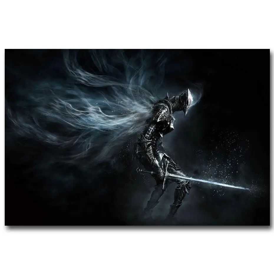 

0457A Dark Souls 3 III New Hot Game-Wall Sticker Silk Poster Light Canvas Decoration