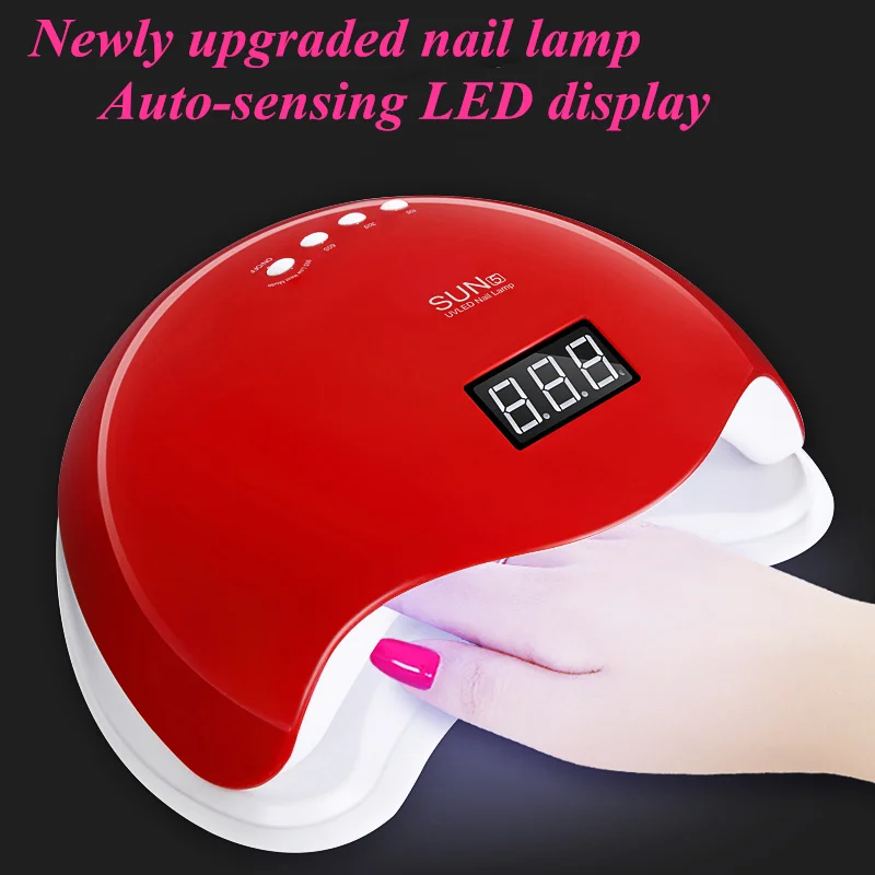 Sun5 Nail Dryer 48W LED UV Lamp Nail Dryer Fingernail Toenail Gel