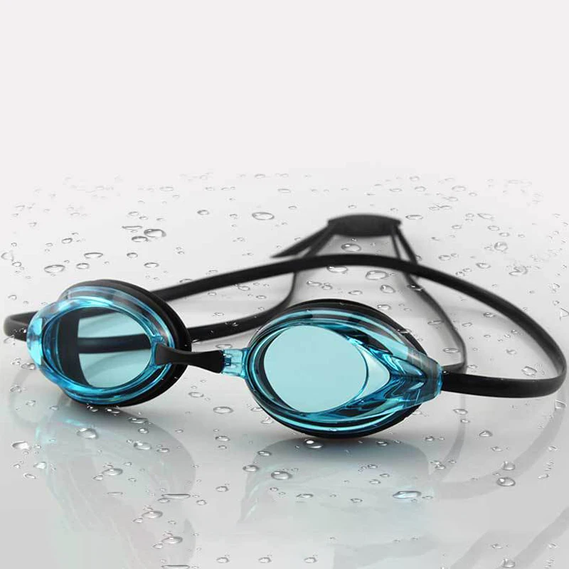 Adults Training Competition Swim Goggles Anti-Fog Swim Glasses Anti-UV Goggles Pool Beach Open Water Swim Gift