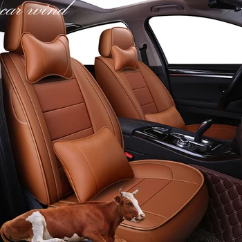 

Car Wind automovil leather car seat cover for toyota solaris RAV4 skoda rapid bmw e46 Land Cruiser Prado 150 kia car accessories