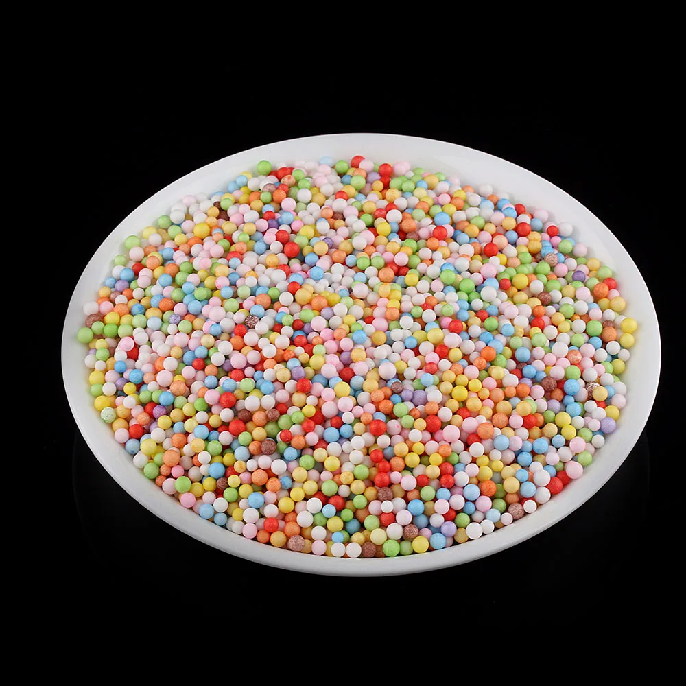 

1Pack Hot New Arrivals!!! Styrofoam Polystyrene Filler Foam Beads Colors Wholelsale Assorted Balls Crafts
