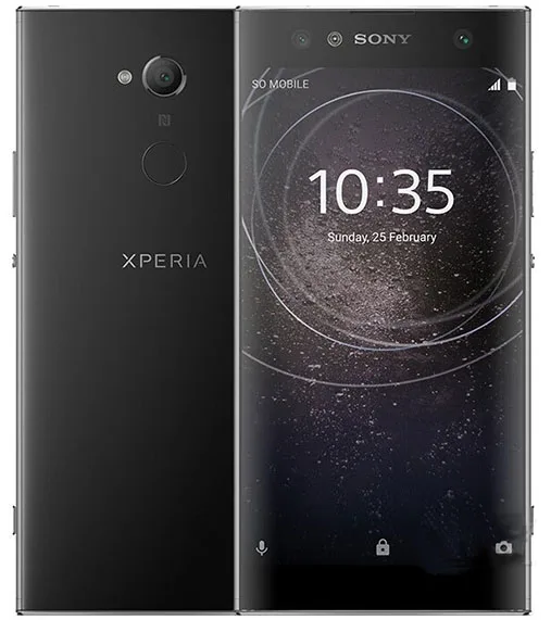 Разблокированный смартфон Sony Xperia XA2 Ultra 4G LTE Android Octa Core RAM 4 Гб ROM 32 Гб 6,0 дюйма 23 МП камера мобильный телефон - Цвет: Черный