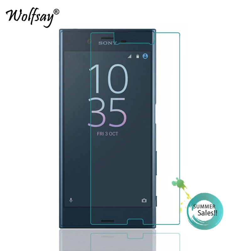 2 шт. закаленное стекло для стекла Sony Xperia XZ F8332 Защитная пленка экрана XZs защитная |