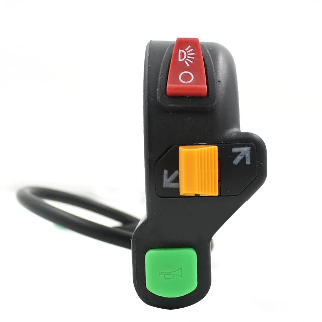 

TOYL Motorcycle ATV Bike Scooter 7/8" Switch Horn Turn Signals On/Off Light