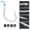 50pcs/lot Saltwater Fishing Hook Matte Tin Single Hooks 1/0#-2/0#-3/0#-4/0#-5/0# High-Carbon Steel Fishhook High Strength Hooks ► Photo 3/6