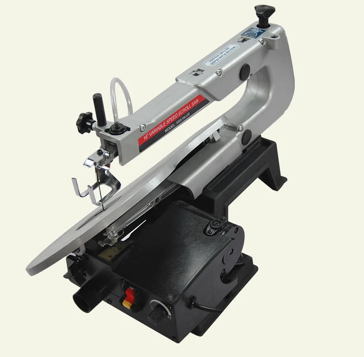 AC220V 120W 16 inch multi-function adjustable table jig saw,small table saw,wood/soft metal cutting,material processing DIY tool