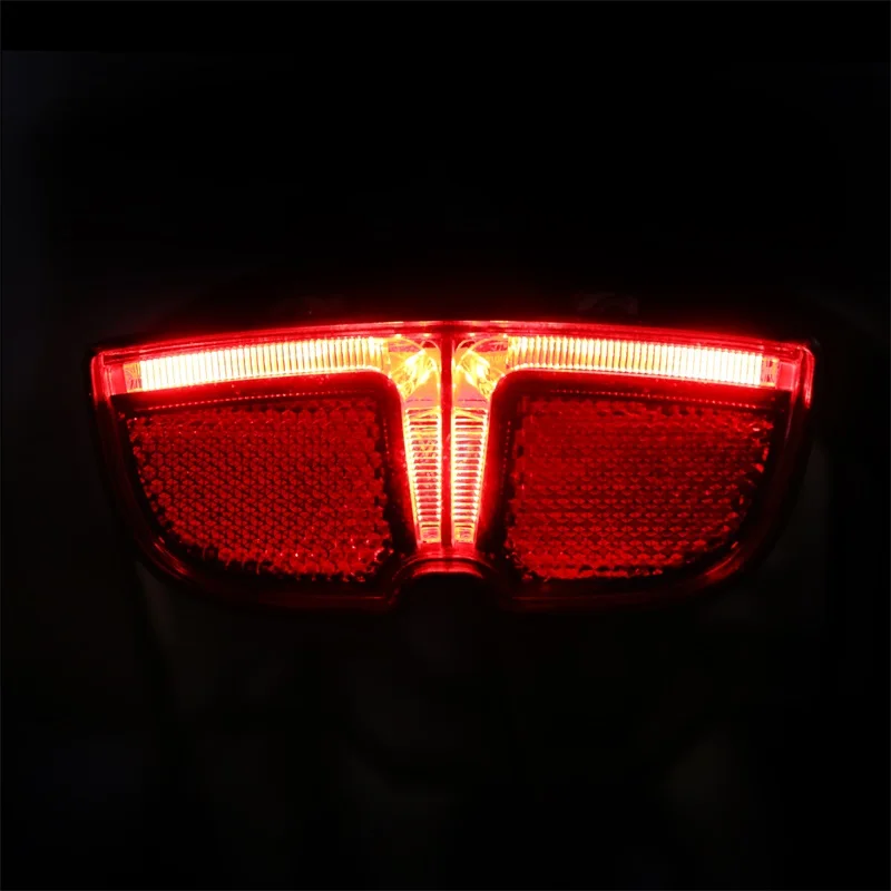 High Standard 6V LED eBike Tail Light For BBS BBS01B BBS02B BBSHD Mid Drive Crank Motor Kit Electric Bike Rear Rack Brake Lamp