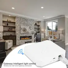 Шлюз умный светильник ZigBee беспроводной кнопочный настенный переключатель добавить Zigbee подустройства умный дом устройство Поддержка добавить приложение