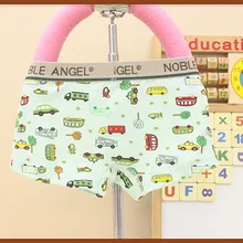 Ребенка медведь из хлопка для мальчиков Нижнее белье для мальчиков Трусики для женщин Calzoncillos боксеры с рисунками Трусики-брифы 1 шт