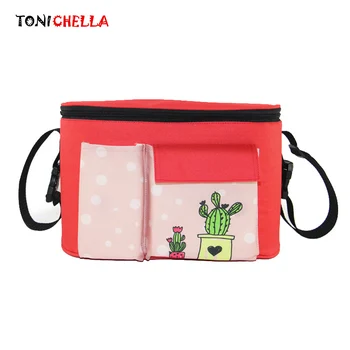 

Baby Stroller Bag Multifunction Oxford Mummy Nappy Bags Large Capacity Organizer Milk Bottle Warmer Easy Install Bags BB6042