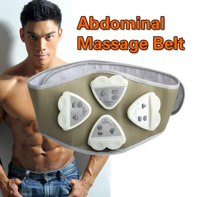 US $15.02 Hot Sale Men Electronic Gymnastic Body Building Belt Abdominal Massage Belt Muscle Exercise Fat Los