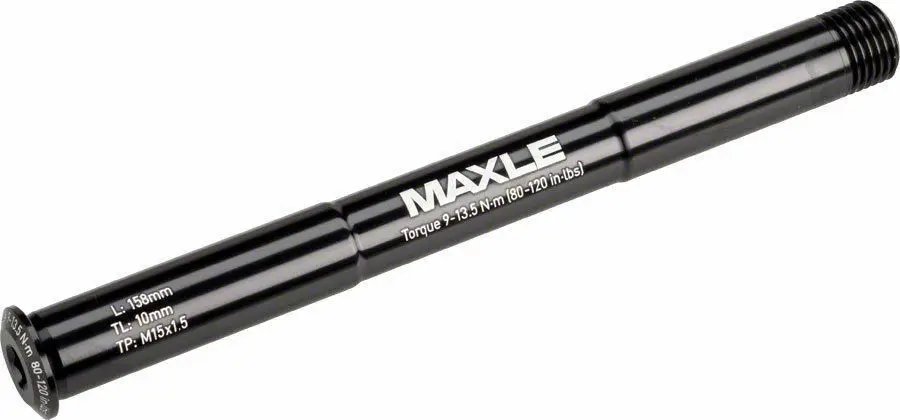 

RockShox Maxle Stealth MTB Front Axle, 15x110mm, L:158/TL:9mm, TP:M15x1.5