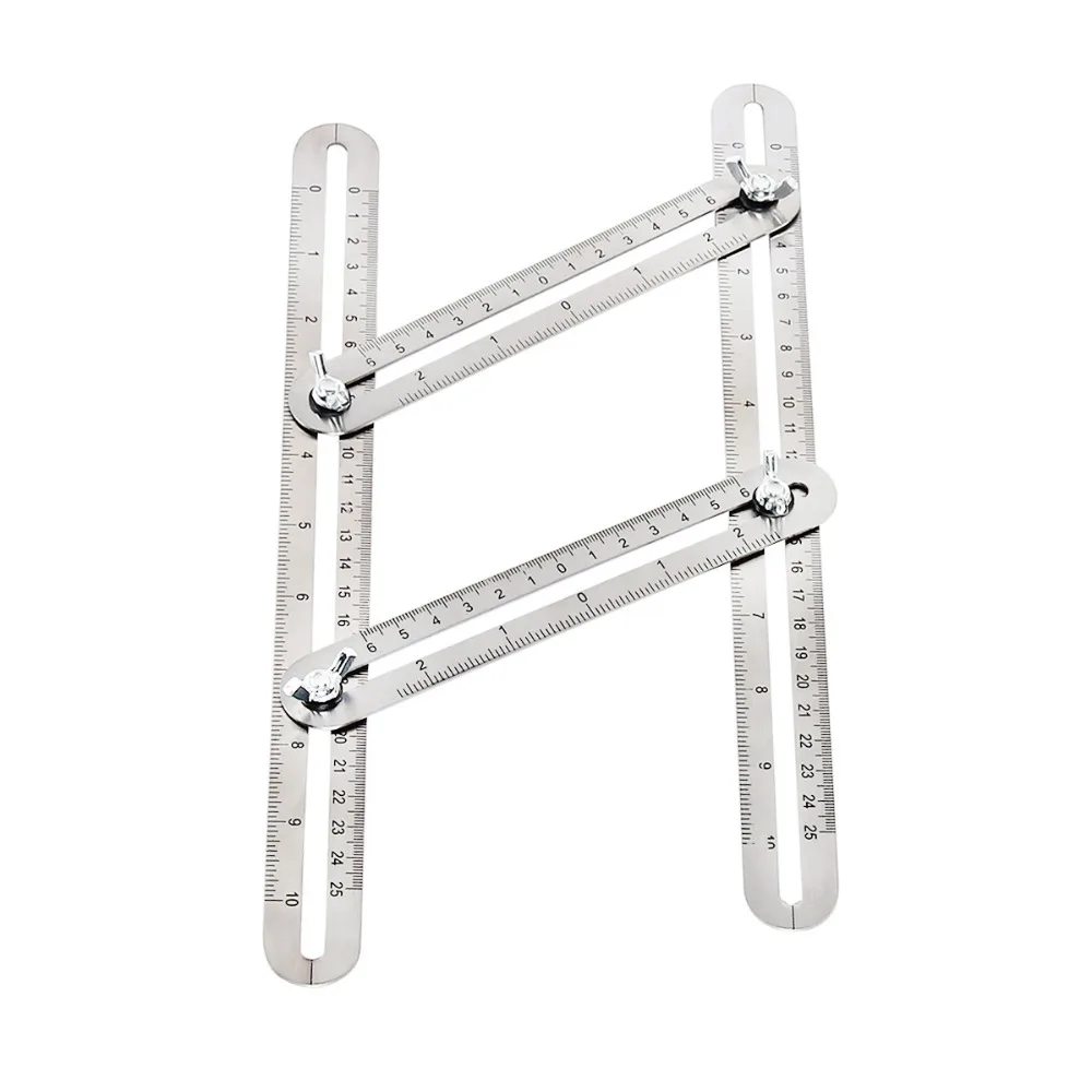 Stainless Steel Alloy Four Sided Ruler font b Measuring b font font b Instrument b font