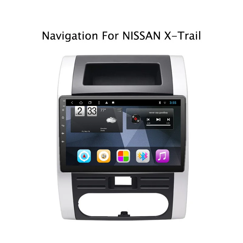 Navitopia четырехядерный Android 8 1 Автомобильный gps навигатор для Nissan X-Trail MX6 2008-2012 радио