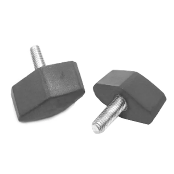 

M6 x 10mm Thread Screw Rotating Adjustable Clamping Handle Knob 8 Pcs
