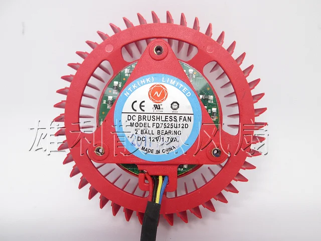 Special Offers Free delivery.HD7970 HD6970 FD7525U12D 12V 1.70A public version of the turbo graphics card fan