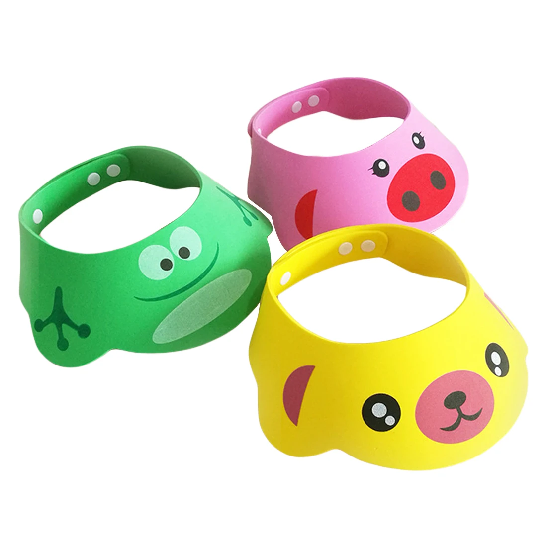 

Eyes Protection Kids Bath Visor Hat Soft Adjustable Baby Shower Cap Children Shampoo Bathing Shield Splashguard Waterproof