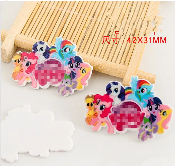 

10pcs/lot flat back resin planar horse DIY resin cabochons accessories