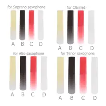 Смола пластик Саксофон Рид духовой инструмент Запчасти Аксессуары кларнет/Сопрано/альт/тенор саксофон 4 цвета