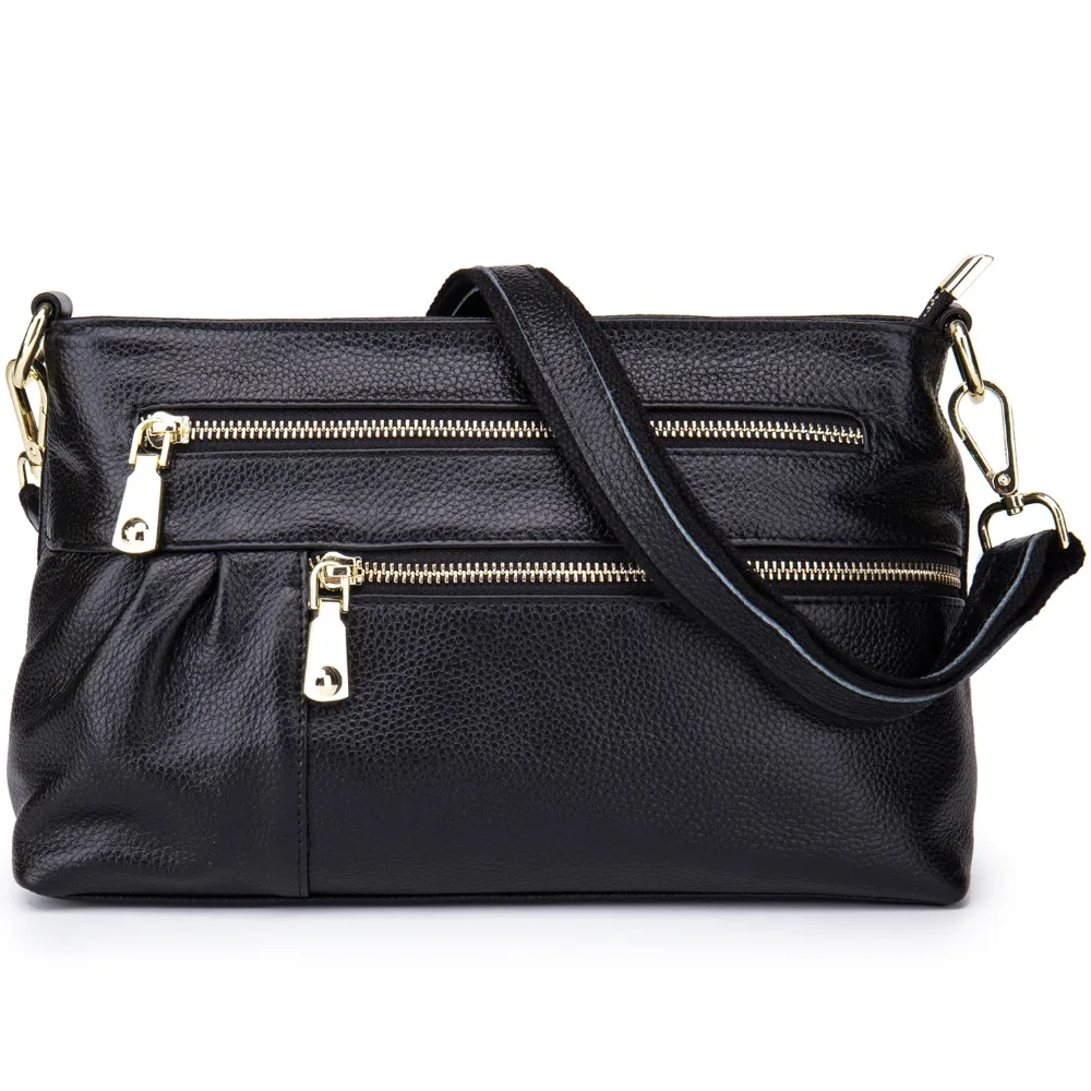 

Lecxci Small Luxury Genuine Leather Crossbody Purses, Zipper Makeup Smartphone Wallets, Over The Shoulder Bags for Women