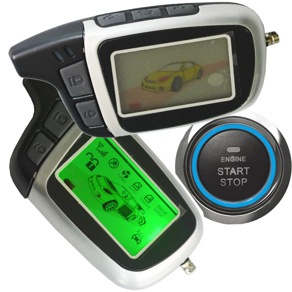 

cardot two way ignition start stop buttonremote start auto car alarm system remote keyless entry