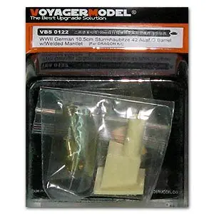 

KNL HOBBY Voyager Model VBS0122 World War II German 42-type 105mm self-propelled howitzers metal barrel and welding shield