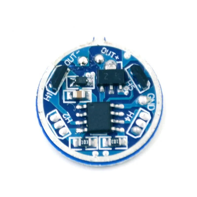 

JYL-9804 Magnetically Controlled Flashlight Drive Plate PCB Work with 1PC 18650 Battery and T6 Q5 R5 U2 XPE LED Driver Board