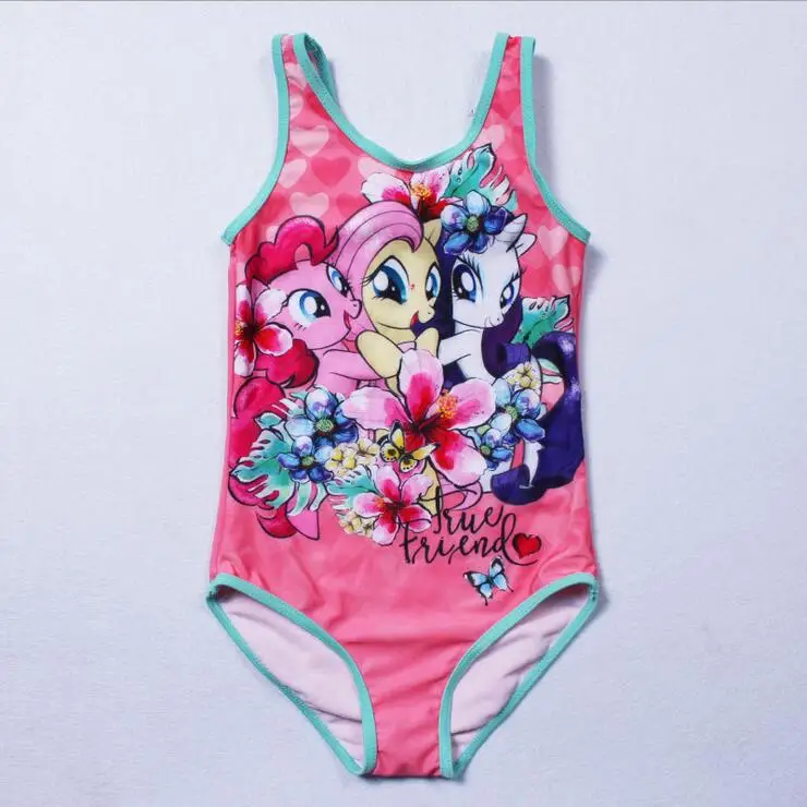 2017 new fashion 0 3yrs toddler girl pattern print swimwear infant baby