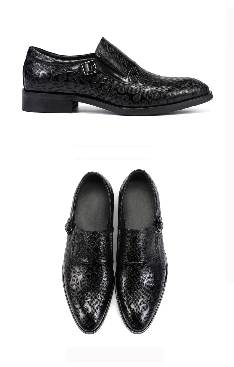 Men's Leather Casual Shoes' Black Leather Shoes Men Business Formal Shoe Slip-on Men Loafers Luxury Brand Flats Shoes Plus Size (7)