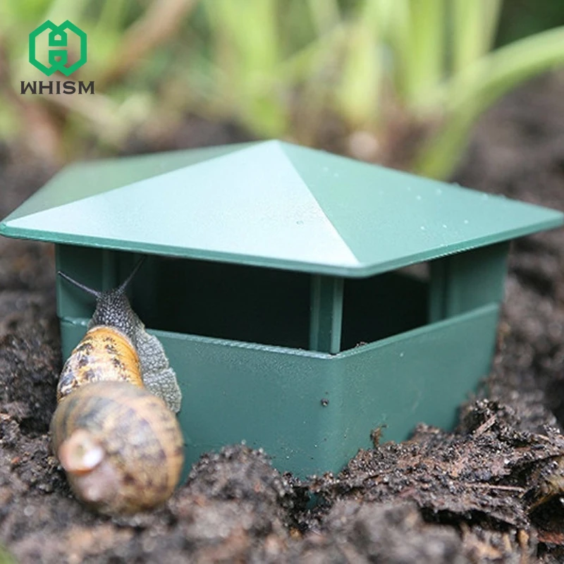 WHISM Aquarium Fish Plant Tank Plastic Snail Trap Catcher Cage