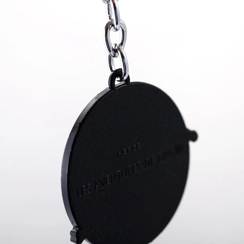 Les Aventures de Тинтин и Milou цепочка для ключей на «Приключения Тинтина» брелоки для подарка брелок для ключей от автомобиля chaveiro ювелирное изделие брелок для ключей