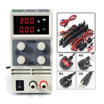 

KPS3010D Mini LED Digital Adjustable DC Power Supply ,0~30V 0~10A, Switching Power Supply 0.1V/0.01A DC adapter