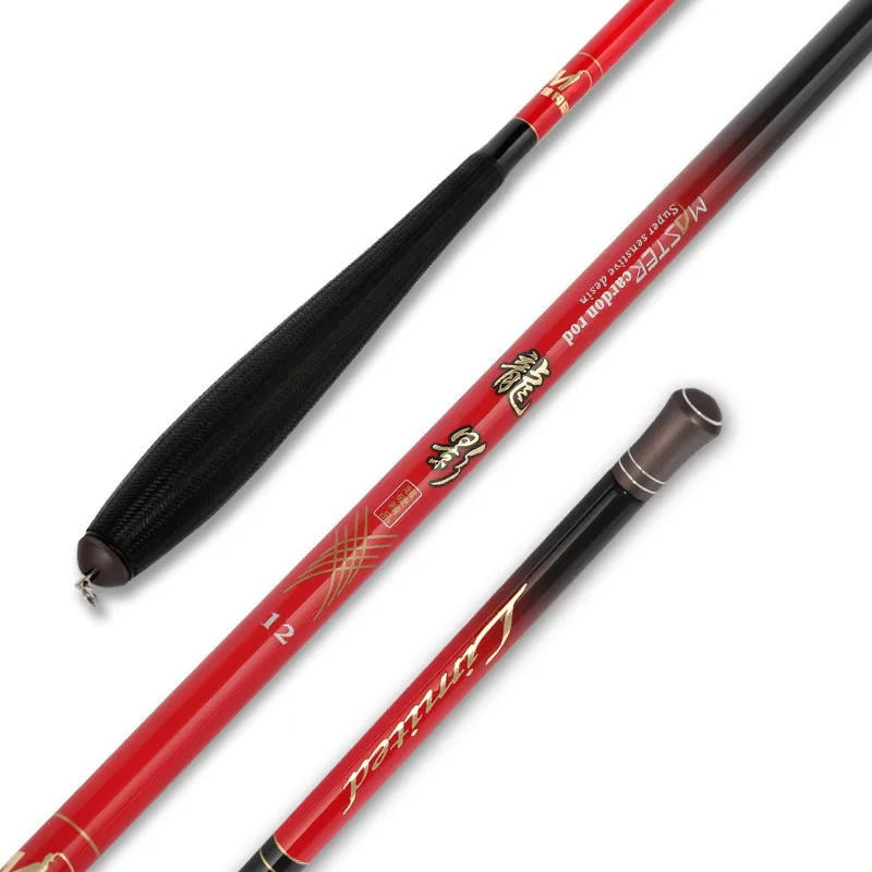 

Ultrafine Taiwan Fishing Rod 3.6/3.9m Hard Carbon Super Light Spinning Fishing Rod Fishing Gear