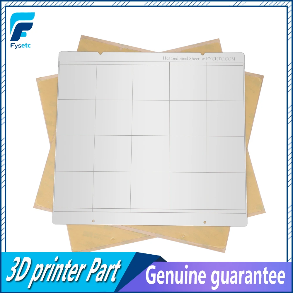 Beste Reprap i3 Mk3 Mk52 Lente Staalplaat Warmte Bed Platform 3D Printer Afdrukken Buildplate + 2 stks PEI Vel Voor prusa i3 Mk3 Mk2.5