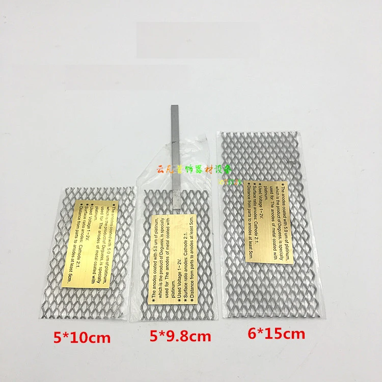 Plating Anode Platinized Titanium Jewelry Plating Rhodium Plating Anode Platinized Titanium Jewelry Plating Rhodium
