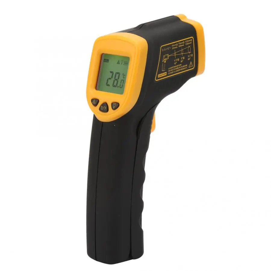 

SMART SENSOR AR330 Infrared Thermometer Non-Contact Handheld Digital Thermometer Temperature Meter