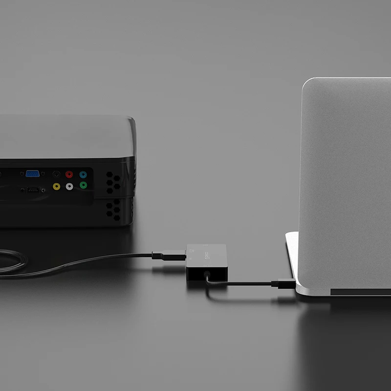 Адаптер цифрового и аналогового видео ORICO Mini DP (M) в HDMI/VGA/DVI (F) 3 1 HD 1080P для ПК