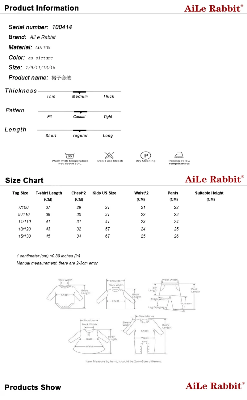 Aile rabbit/комплекты одежды для девочек Новинка, летний Повседневный стиль, принт с арбузом, дизайнерские штаны с короткими рукавами комплект детской одежды из 2 предметов, k1