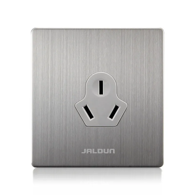 16A 3 Pin/hole AU / New Zealand Standard wall socket, Brushed style and