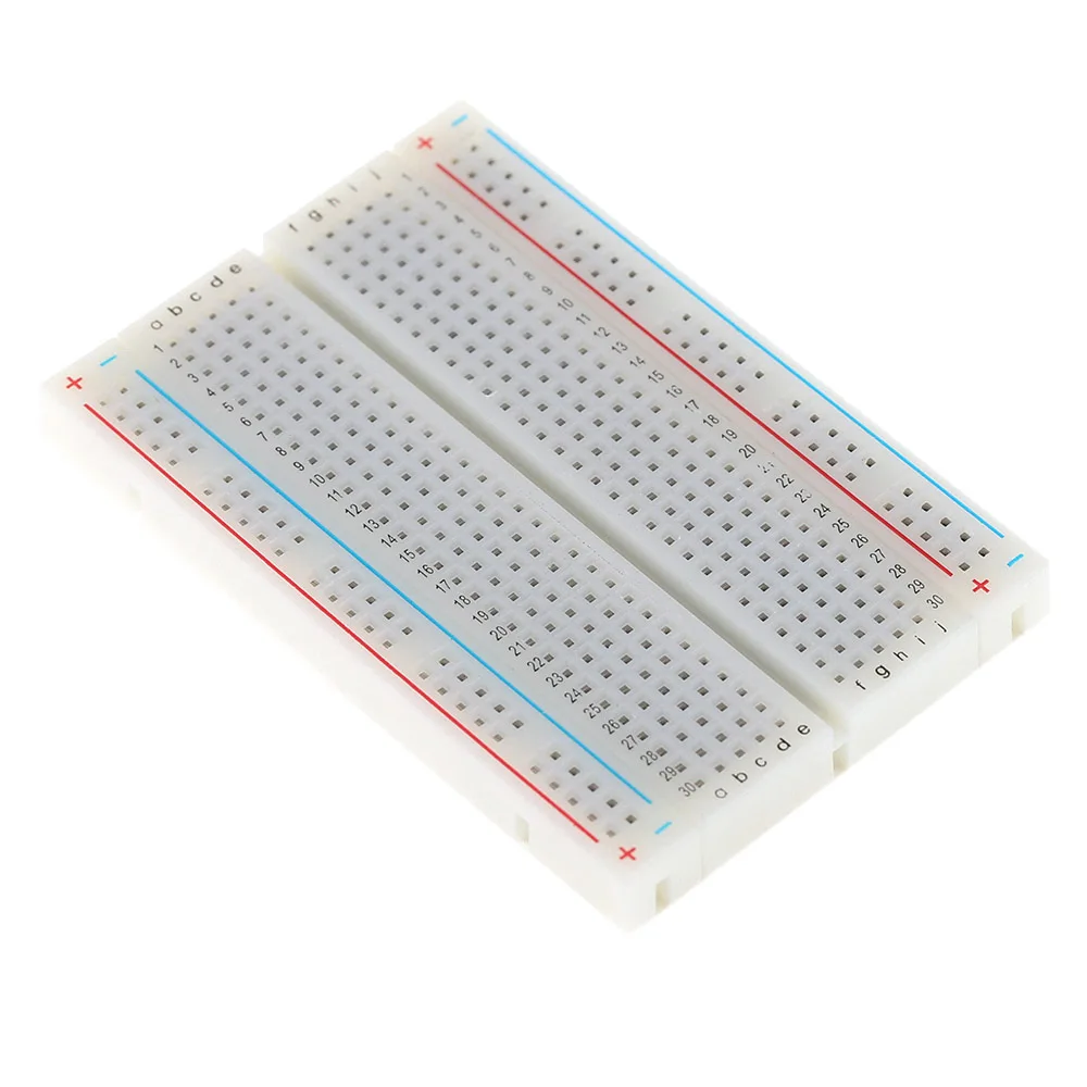 

Quality Solderless Breadboard 400 Tie Point PCB BreadBoard for Arduino Interconnect any Components with 20-29 AWG (0.3-0.8) wire