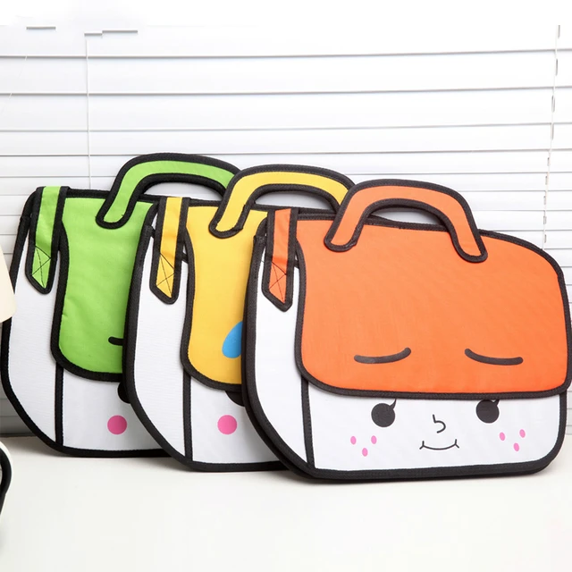 Buy 2017 Fashion 2d Cute Bags Novelty School Bag 3D