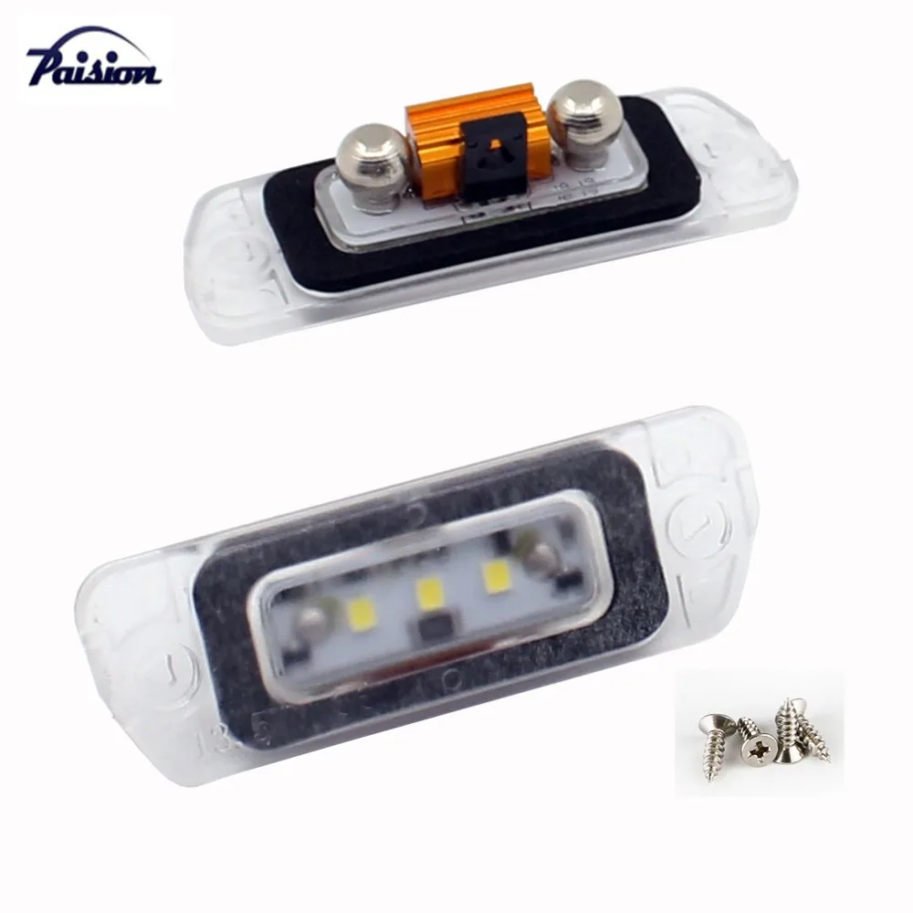 

2Pcs Canbus 3-SMD Rear LED Number License Plate Light Kit For Mercedes R ML GL Class W164 X164 W251 R300 R320 R550 R500