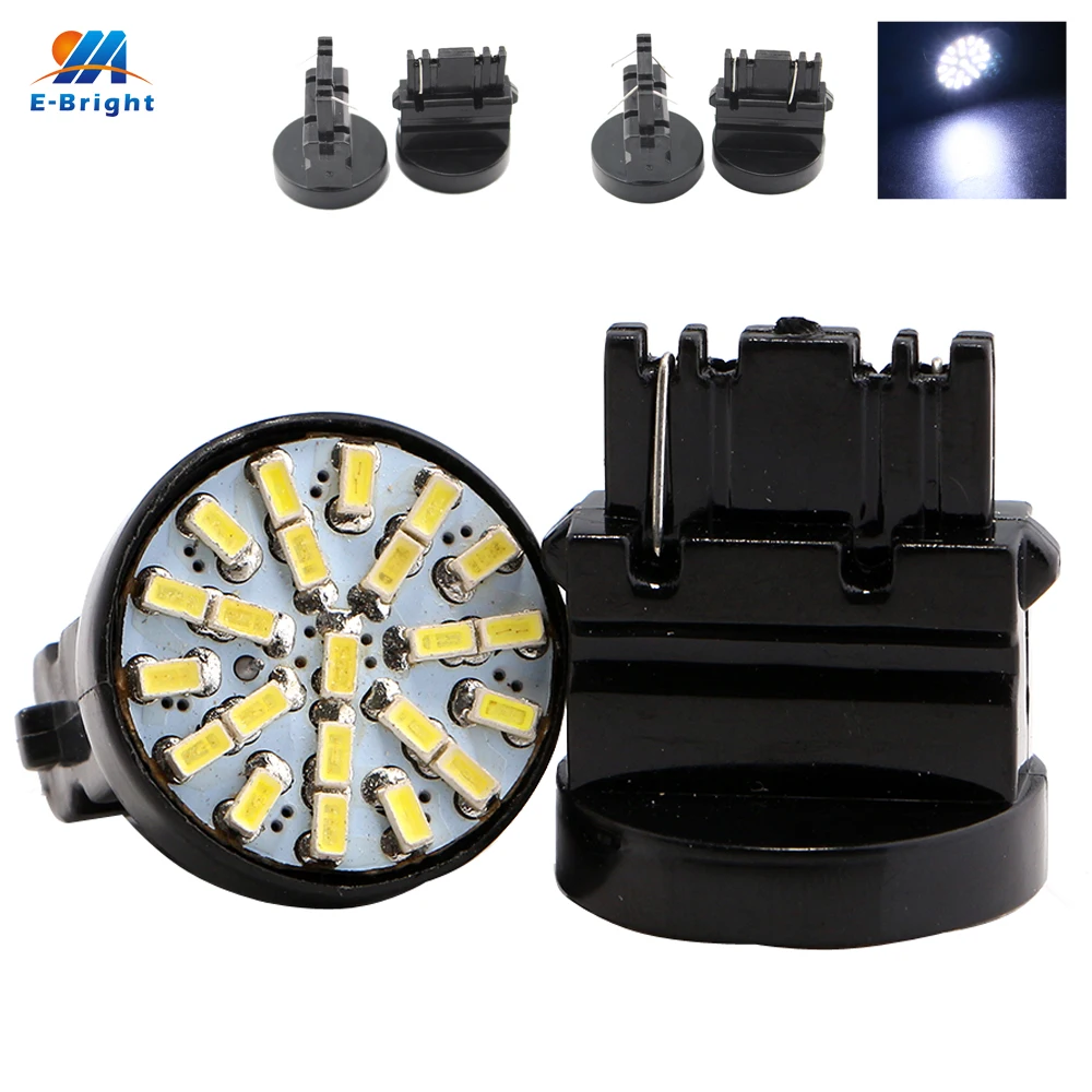 YM E Bright 4 шт. T25 3020 22 SMD 3156 P27W 3157 P27/5 Вт светодиодный задний фонарь светильник 12 В