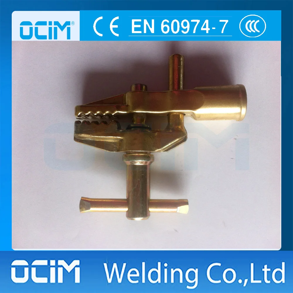 British Type Welding Earth Clamp With Bronze Upper and Lower Jaw