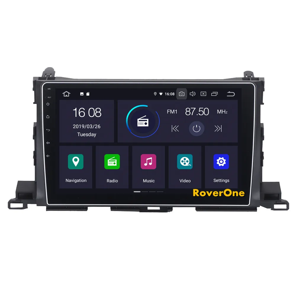 Best For Toyota Highlander Kluger 2015 2016 Android 9.0 Car Radio Stereo GPS Navigation Navi Media Multimedia System PhoneLink 12